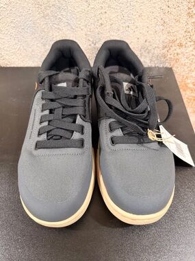 adidas Gray and Black Sneakers with Cream Sole